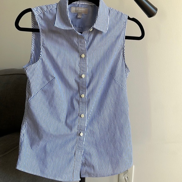 Banana Republic Tops - Banana Republic Blue and White striped summer top